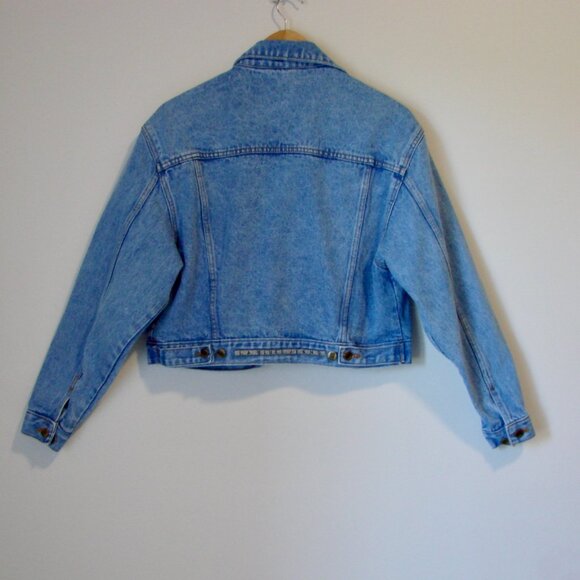 Vintage 80s 90s L.A. Blues Denim Jean Jacket Size Large - Picture 8 of 14